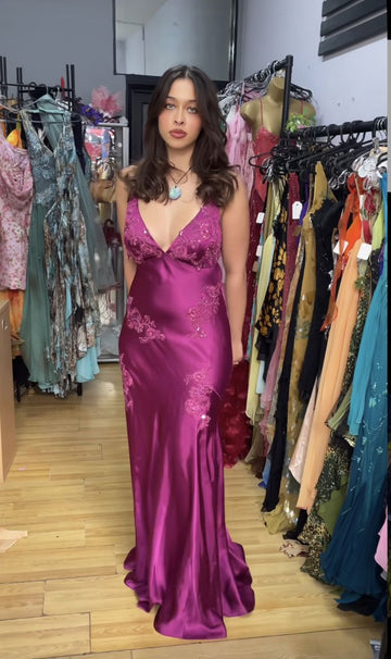 Mermaid Spaghetti Straps Backless Long Prom Dress Evening Dress Formal Dress SD2200 HZ0628
